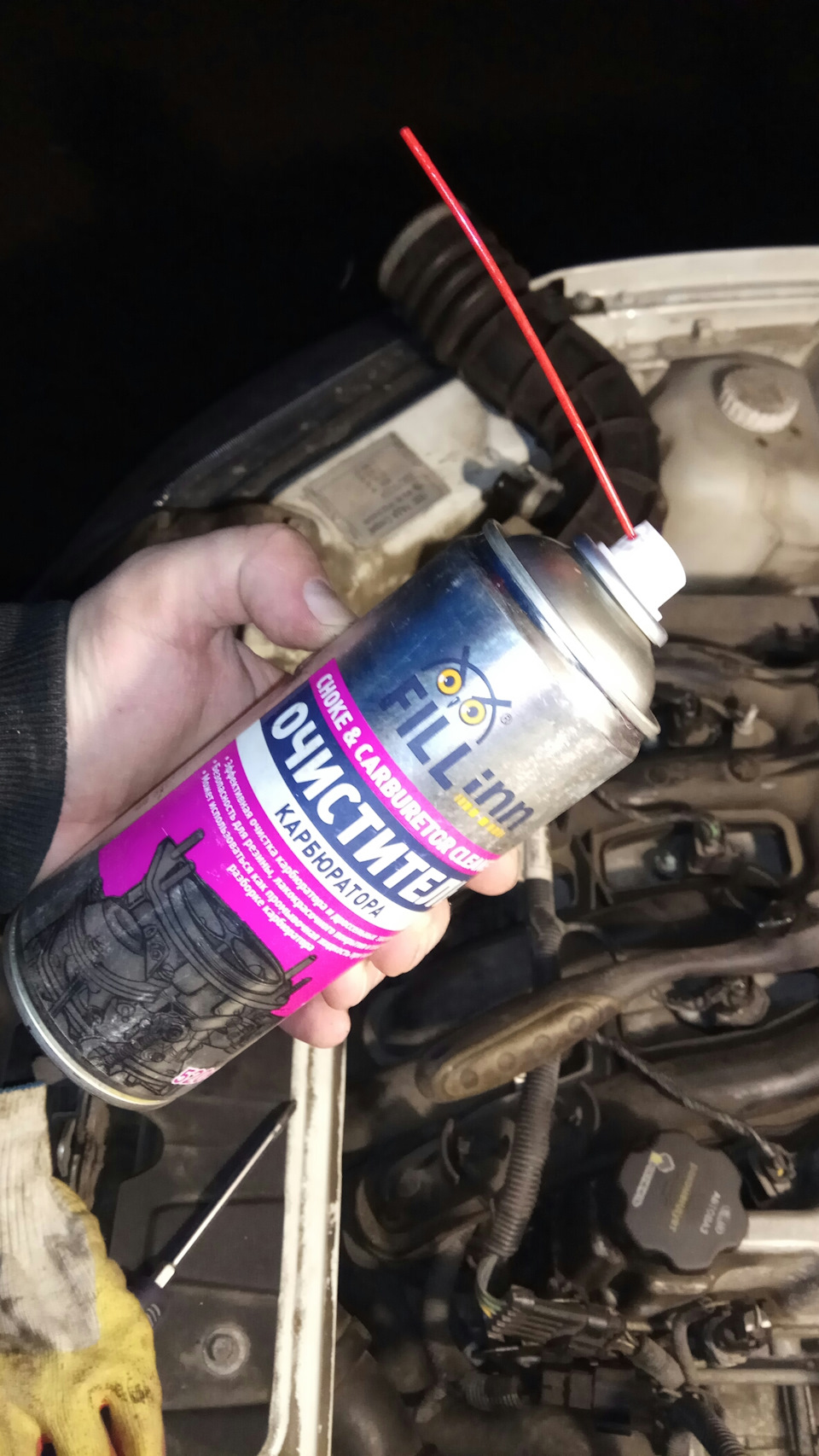 Чистка дроссельной заслонки + лайфхак — Lada Калина 2 Спорт, 1,6 л ...