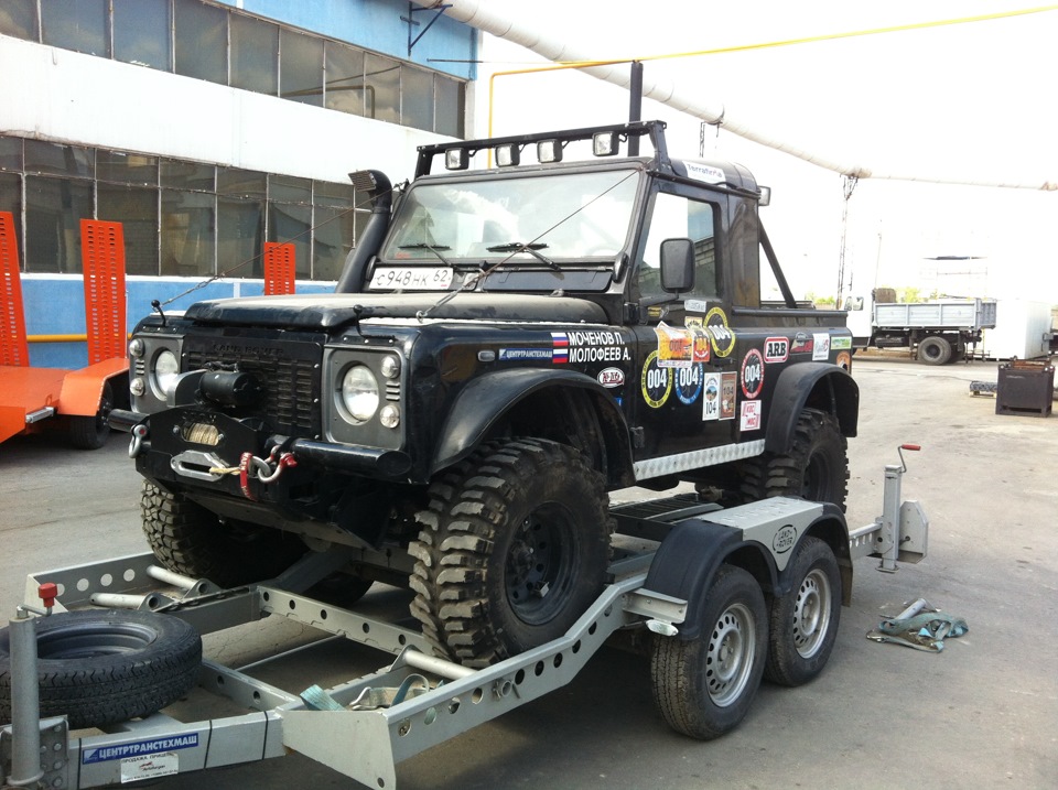 Прицеп для перевозки Боевого коня! — Land Rover Defender (L315/L316), 2 ...