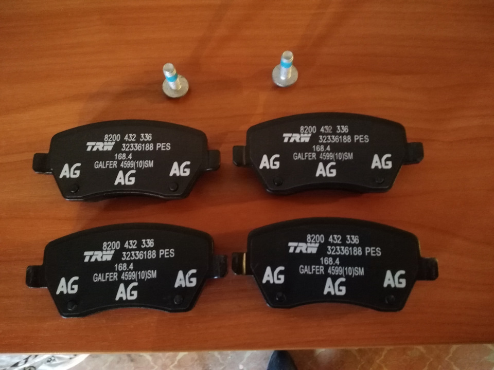 8200432336 Колодки тормозные RENAULT | Запчасти на DRIVE2