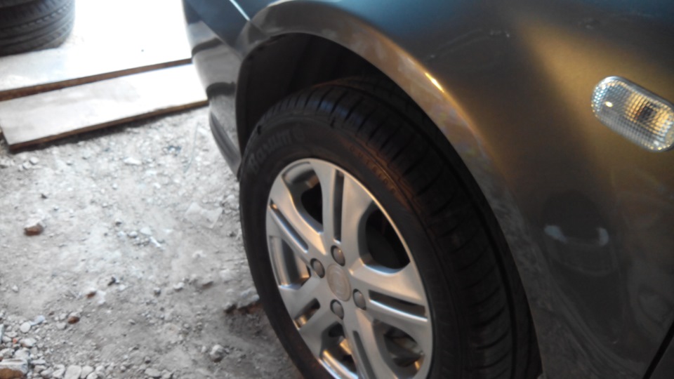 Поменял шины) — Geely CK, 1,5 л, 2013 года | шины | DRIVE2