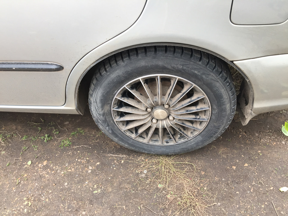 Переобулся на зимние шины — Hyundai Accent (2G), 1,5 л, 2007 года ...