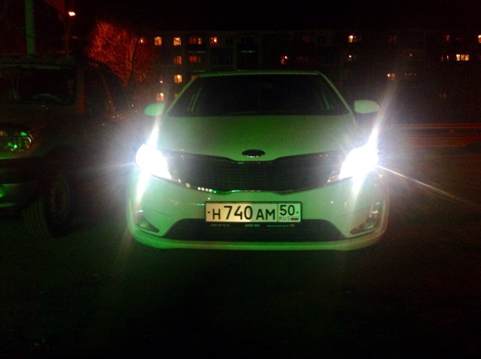 замена ламп ходовых огней — KIA Rio (3G), 1,6 л, 2011 года | расходники ...