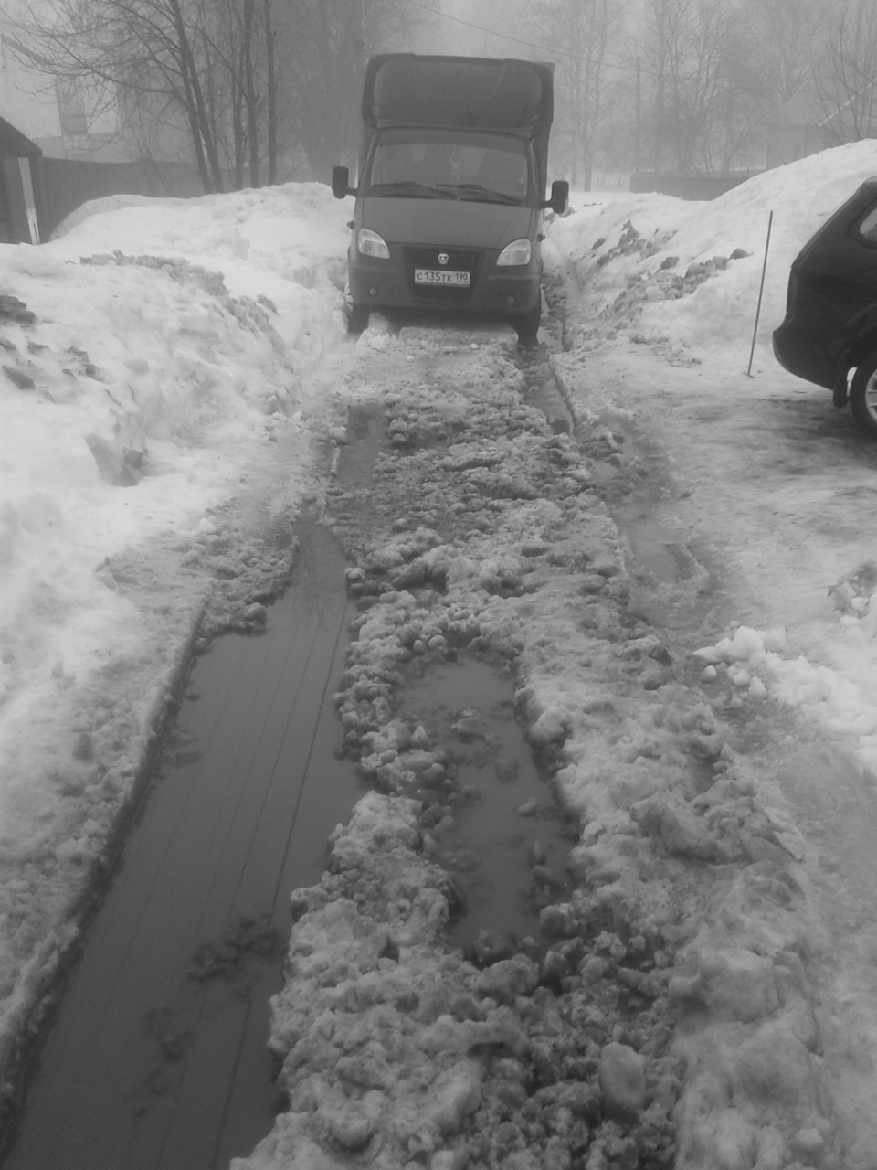 Пришла весна. или одно "веселое" утро — ГАЗ Газель, 2,8 л, 2012 года ...