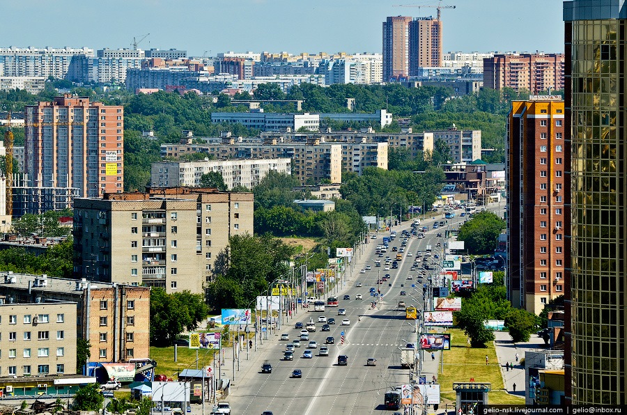 Фото улиц и домов новосибирск