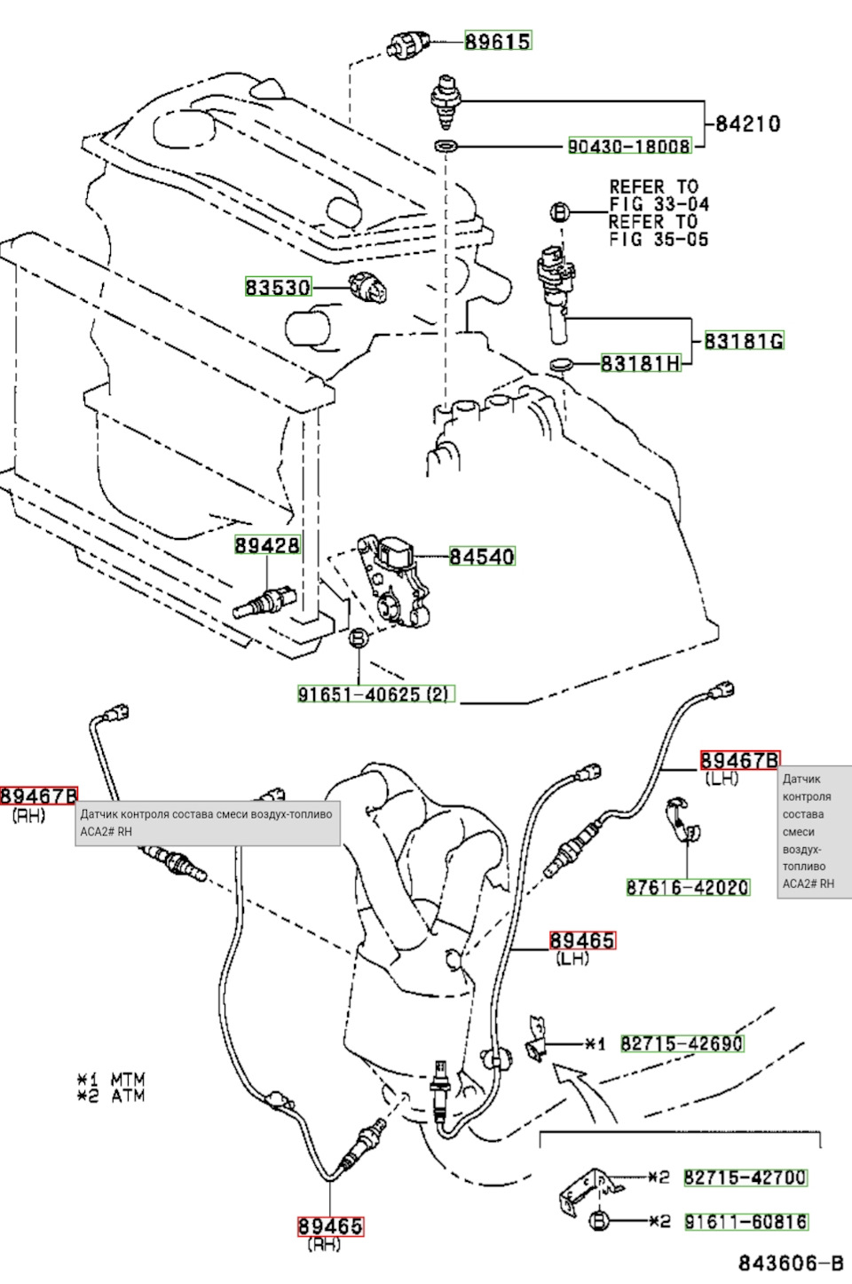 Запчасти на фото: 9043018008, 9165140625. Фото в бортжурнале Toyota RAV4 (II)