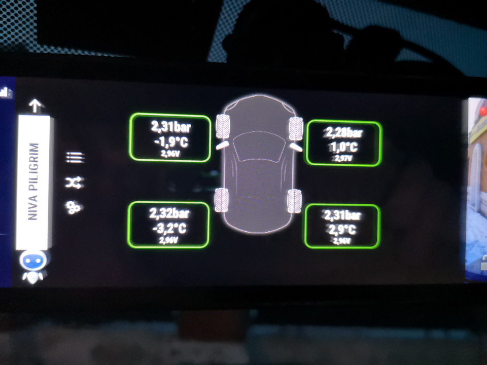 Кнопка сброса системы контроля давления в шинах tpms киа