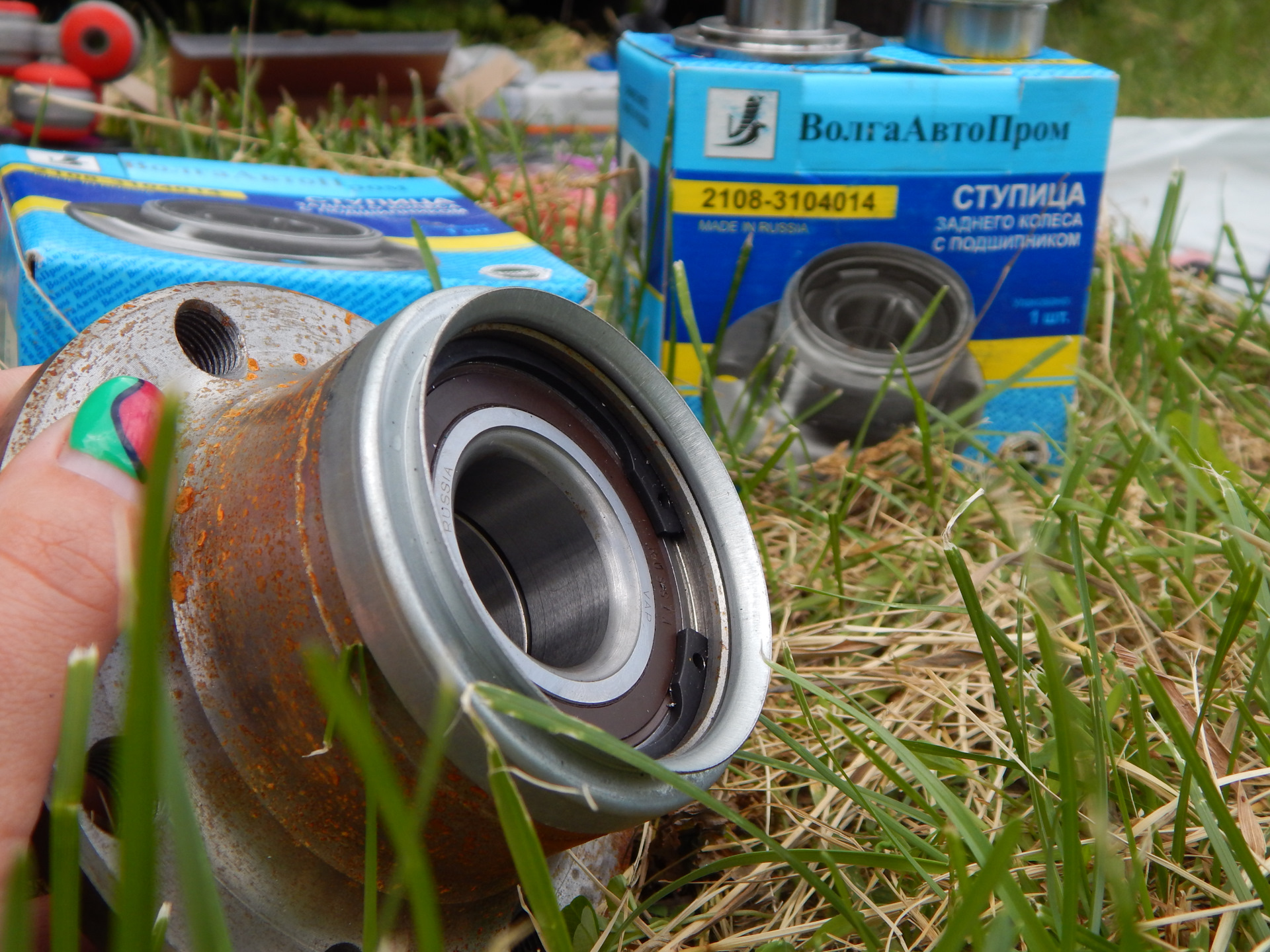 Ступица в сборе от Ваз 2108 на классику. Поставил и забыл. (Лучше ...