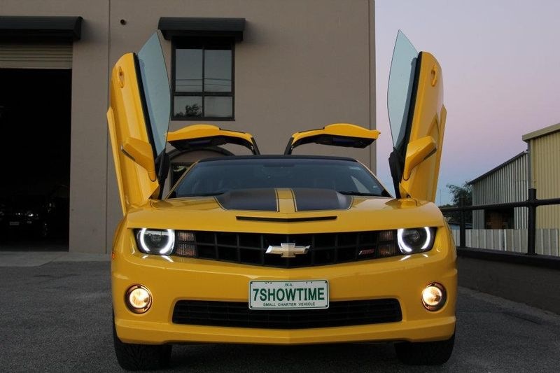 yellow chevy camaro bumblebee