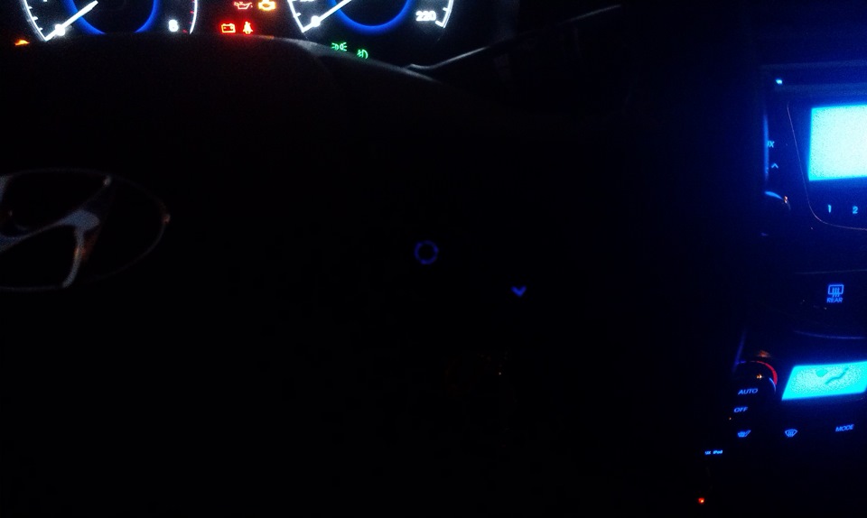 Перегорела подсветка. — Hyundai Solaris, 1,6 л, 2013 года | поломка ...