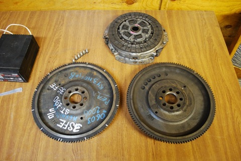 Differences between flywheels and clutches on 3S-FE and 3S-GE - Toyota Carina ED 20 L 1994