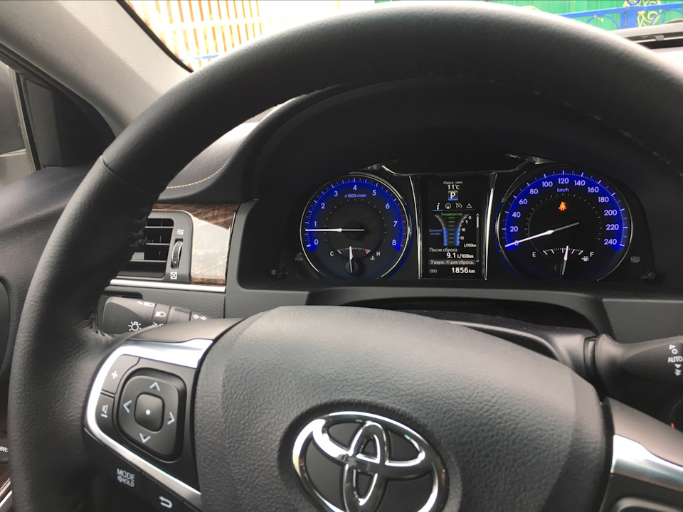 Расход — Toyota Camry (XV50), 2,5 л, 2016 года | наблюдение | DRIVE2