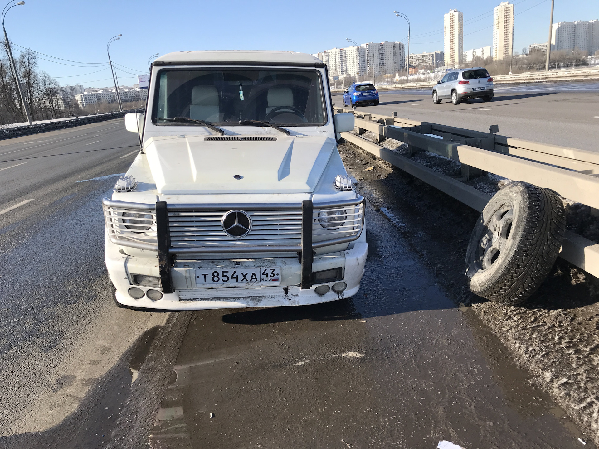 Отвалилось колесо. — Mercedes-Benz G-Class (W463), 3 л, 1991 года | поломка  | DRIVE2