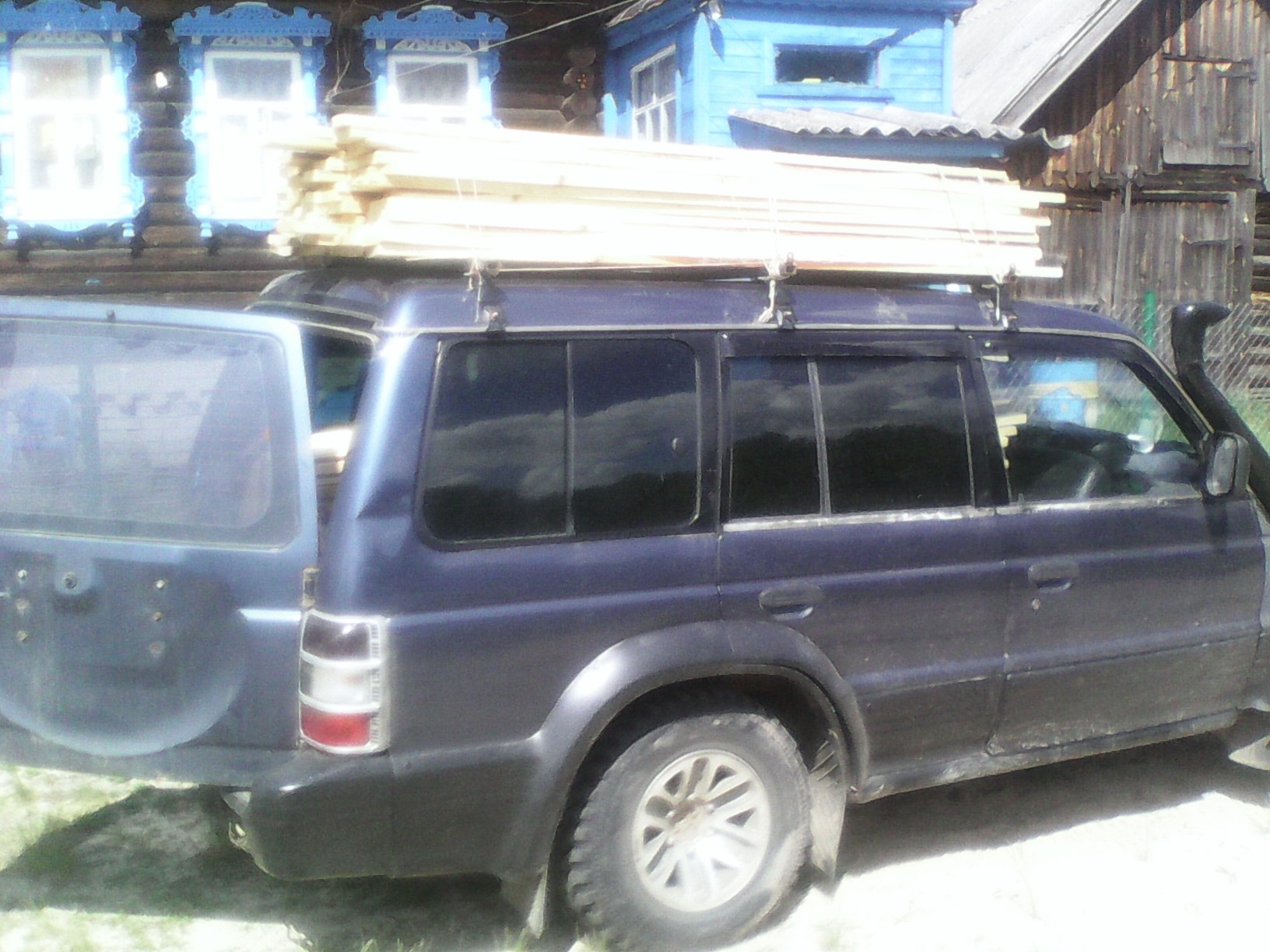КУБ досок, ЛЕГКО! — Mitsubishi Pajero (2G), 2,5 л, 1993 года | просто ...