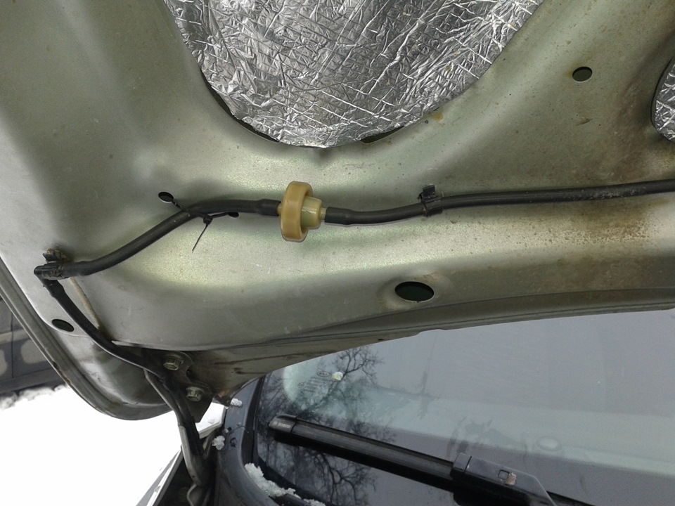 Обратный клапан на омыватель стекла — KIA Ceed (1G), 1,6 л, 2008 года ...