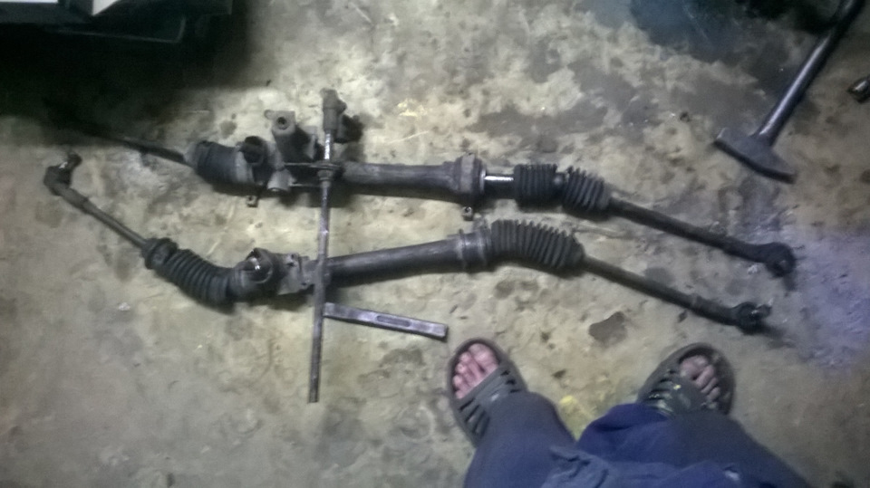 вот неожидоно сломалась рулевая рейка — Volkswagen Golf Mk2, 1,6 л ...