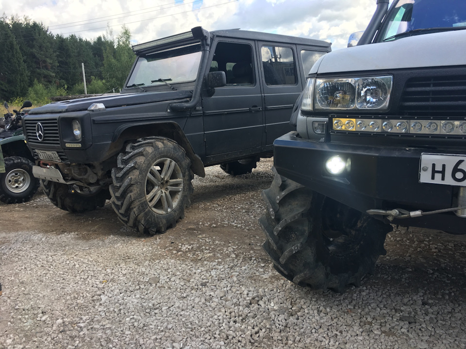 G63 AMG на портальных Мостах