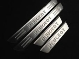 Декоративные накладки на пороги — Peugeot 307 SW, 1,6 л, 2006 года ...
