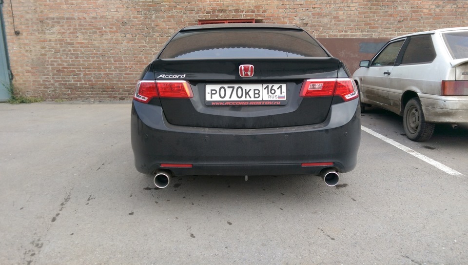 выхлоп аккорд 8