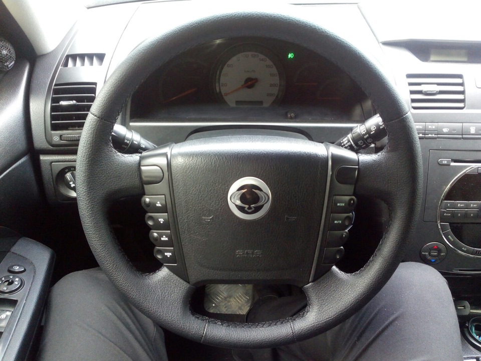 Как снять руль на рекстон SsangYong Rexton 2 - Перетяжка руля - SsangYong Rexton (2G), 2,7 л, 2008 года ст