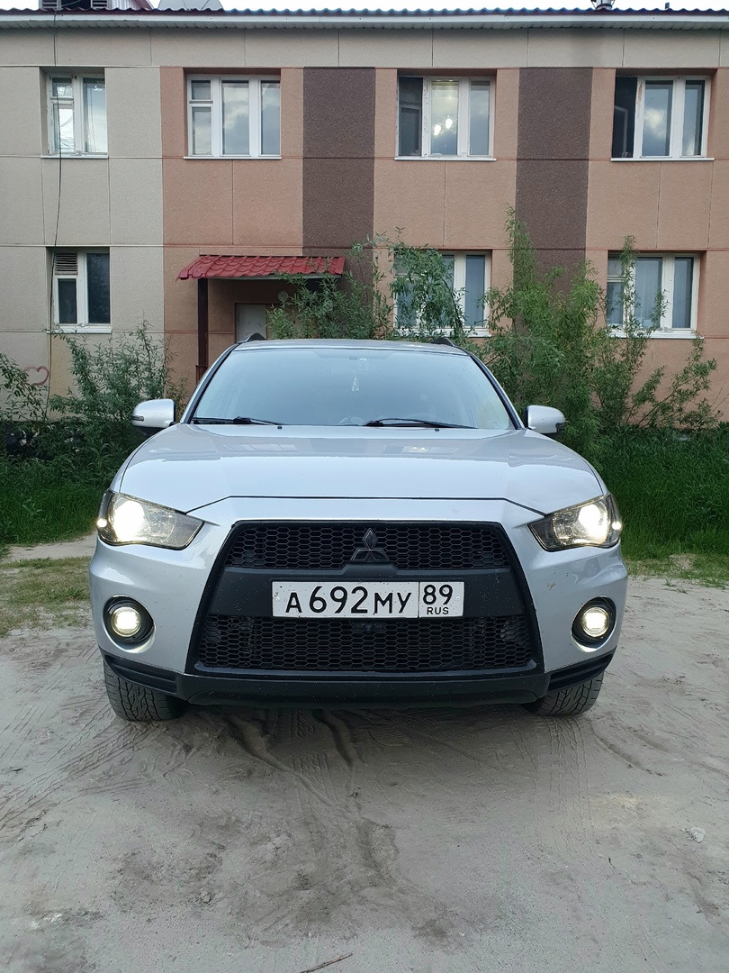 Биксеноновые фары — Mitsubishi Outlander XL, 2,4 л, 2011 года | тюнинг ...