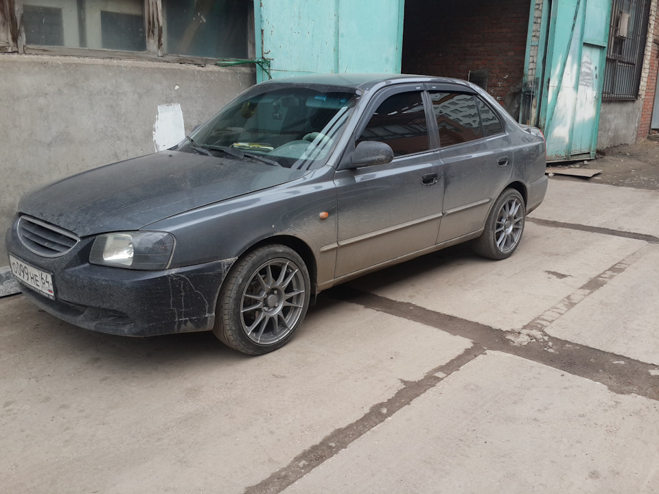 Колеса r 16 — Hyundai Accent (2G), 1,5 л, 2002 года | колёсные диски ...
