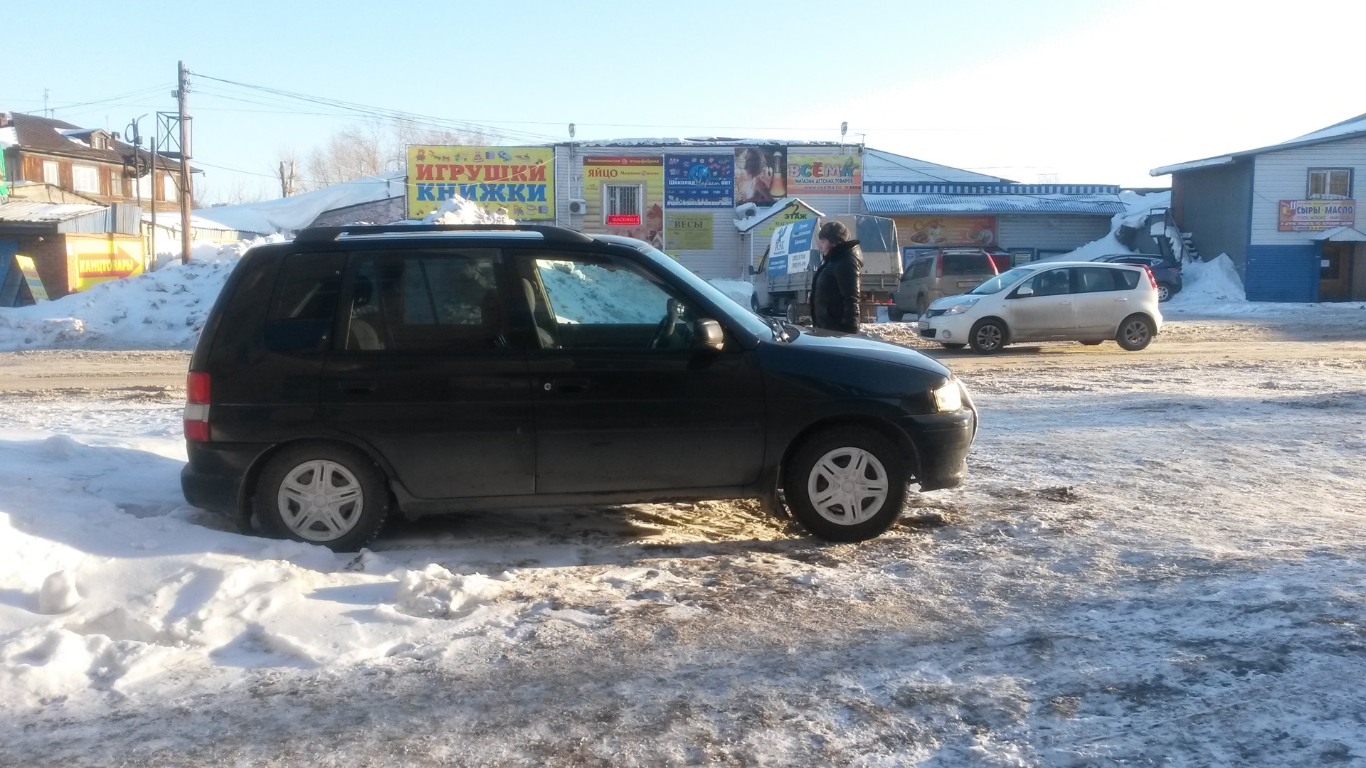 Mazda Demio (1G) 1.3 бензиновый 1999 | Черный лотос))) на DRIVE2