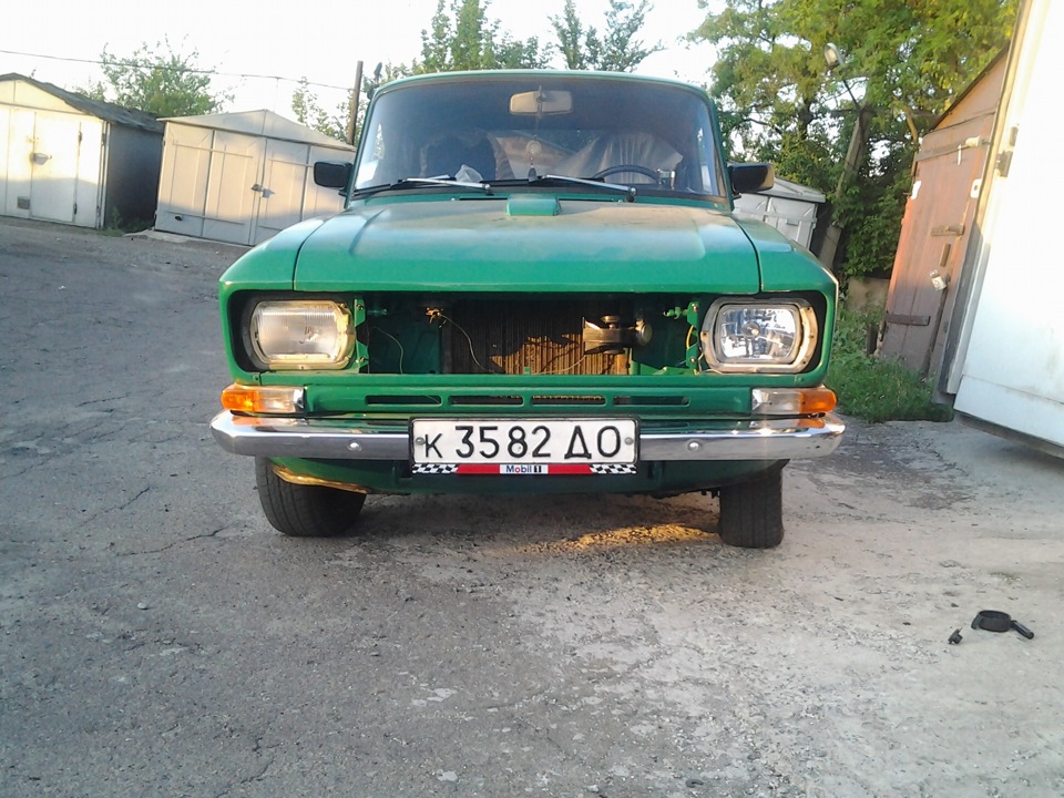 Новые фары для москвича