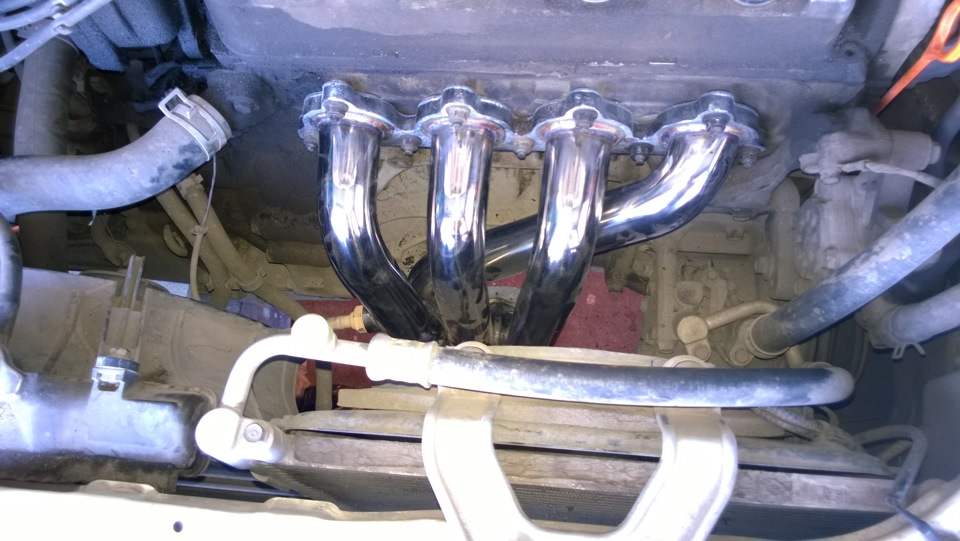 замена родного треснутого на новое. — Honda Domani (MB), 1,6 л, 1999 ...