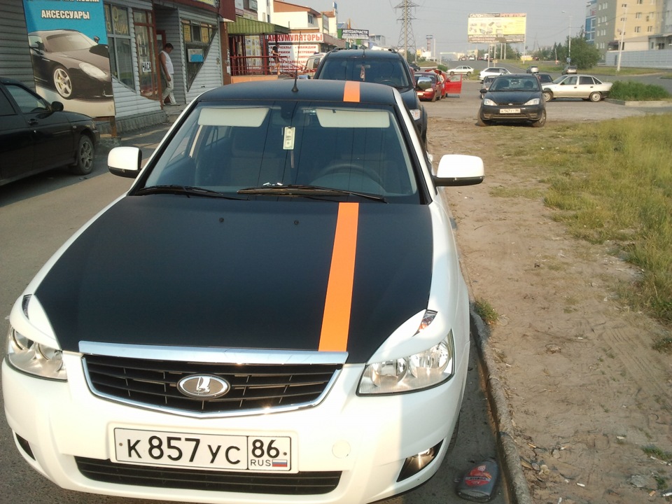 винил) — Lada Приора хэтчбек, 1,6 л, 2012 года | тюнинг | DRIVE2