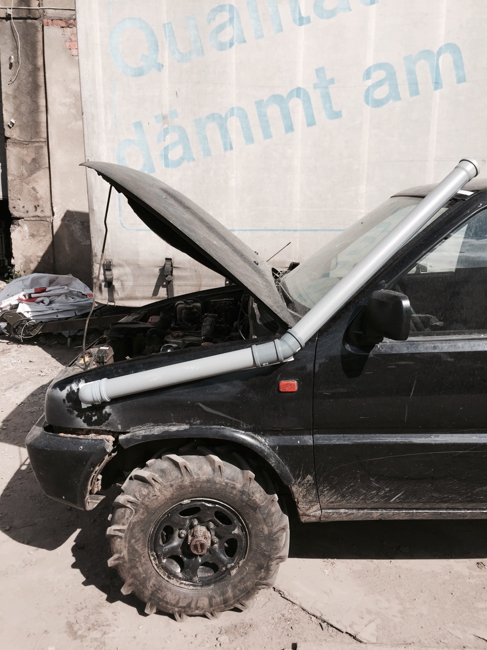 Сноркель дешево и сердито — Nissan Terrano II, 2,7 л, 1995 года ...