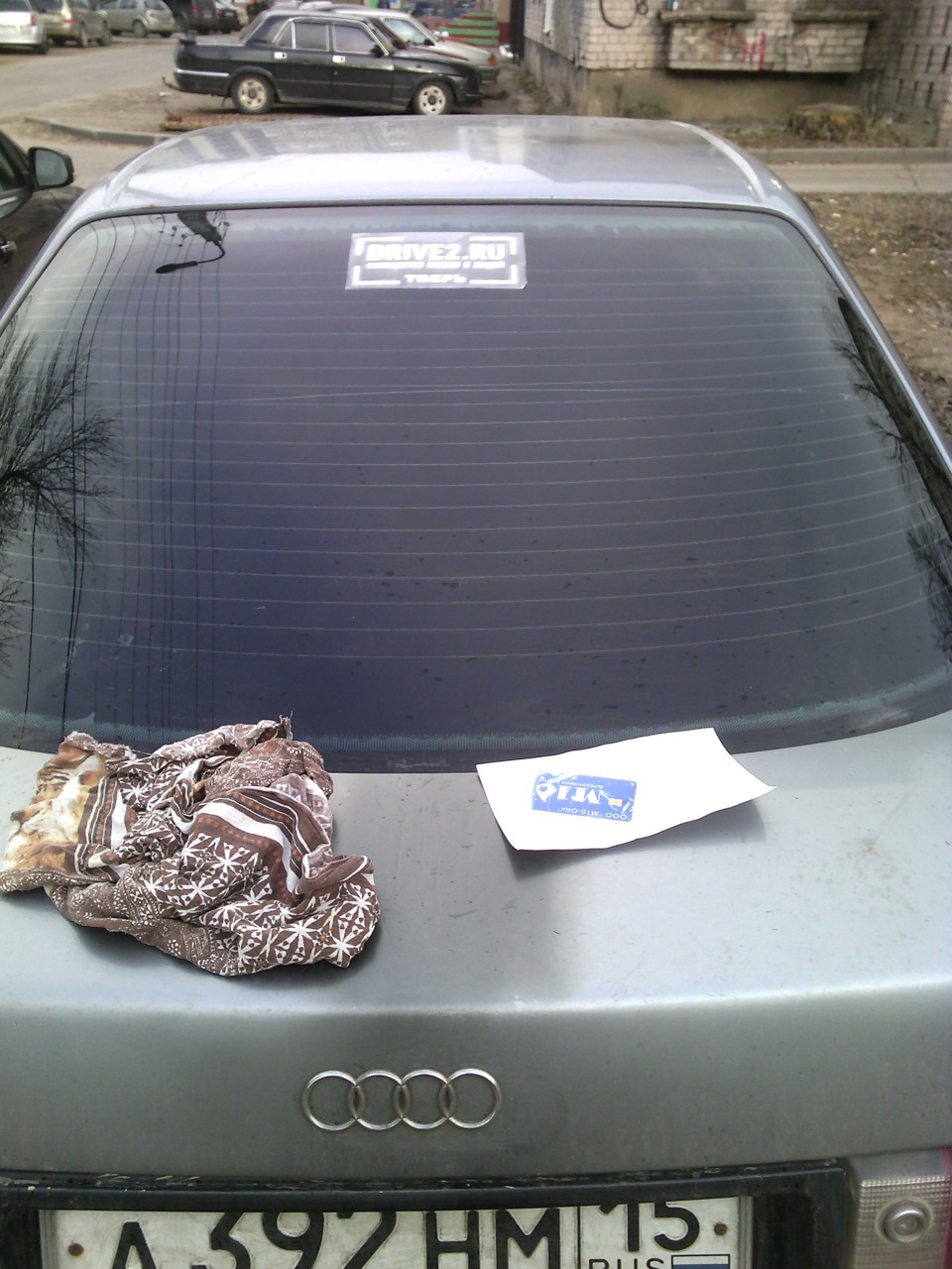 Наклейка Drive2 Тверь — Audi 80 (B3), 1,6 л, 1988 года | тюнинг | DRIVE2