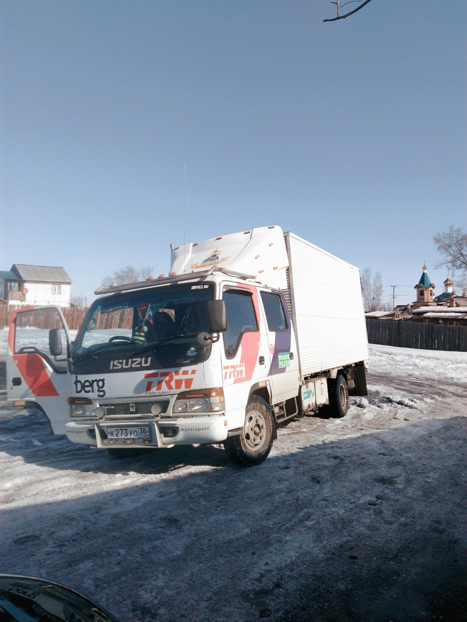 Весна идёт, весне дорогу. — Isuzu Elf, 4,6 л, 1995 года | просто так |  DRIVE2