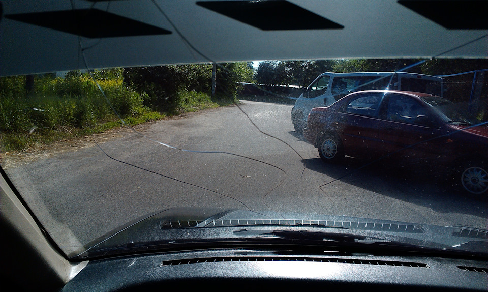 Замена лобового стекла. — Honda Civic Hatchback (3G), 1,5 л, 1987 года ...