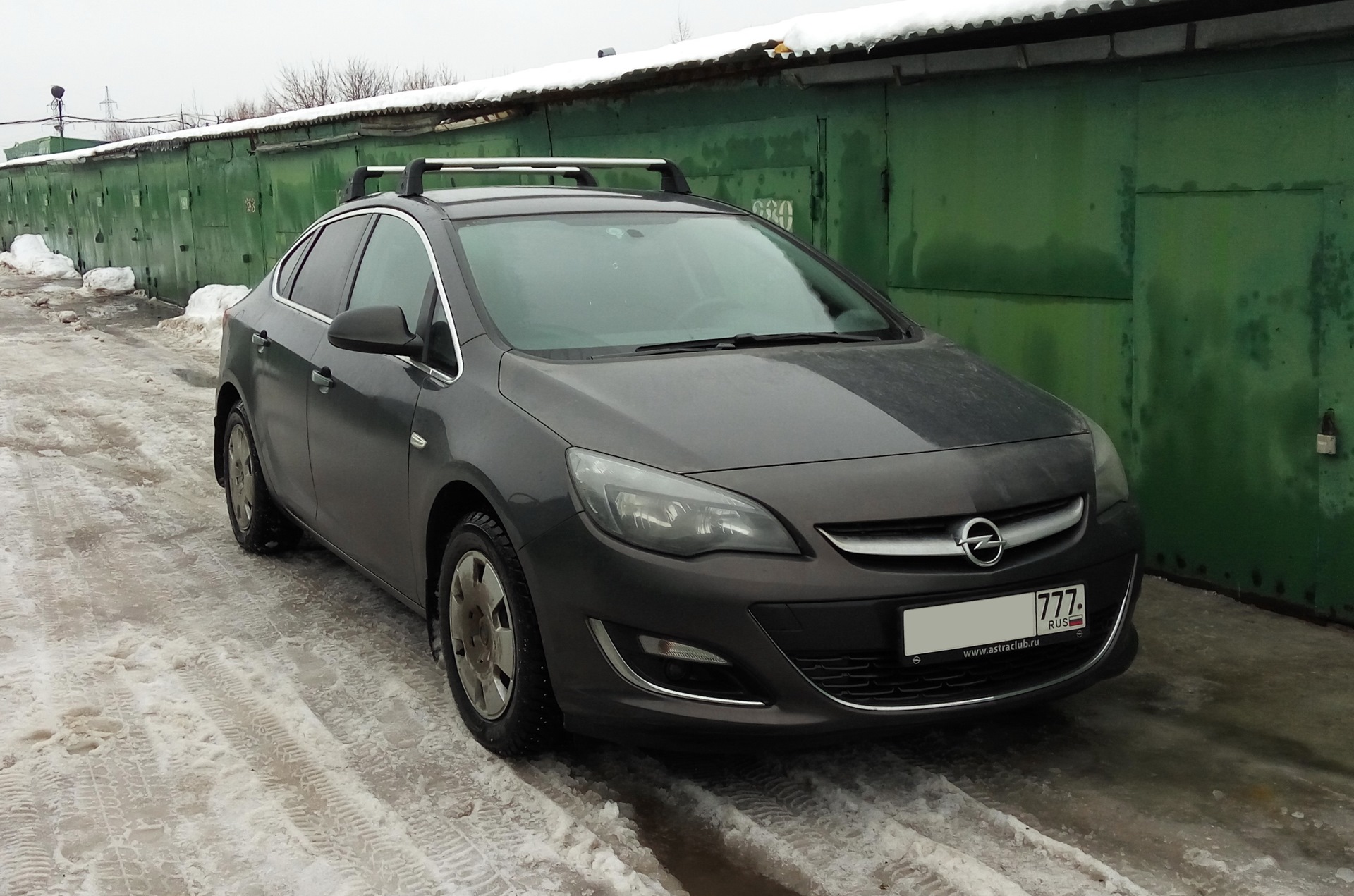 Opel Astra рейлинги