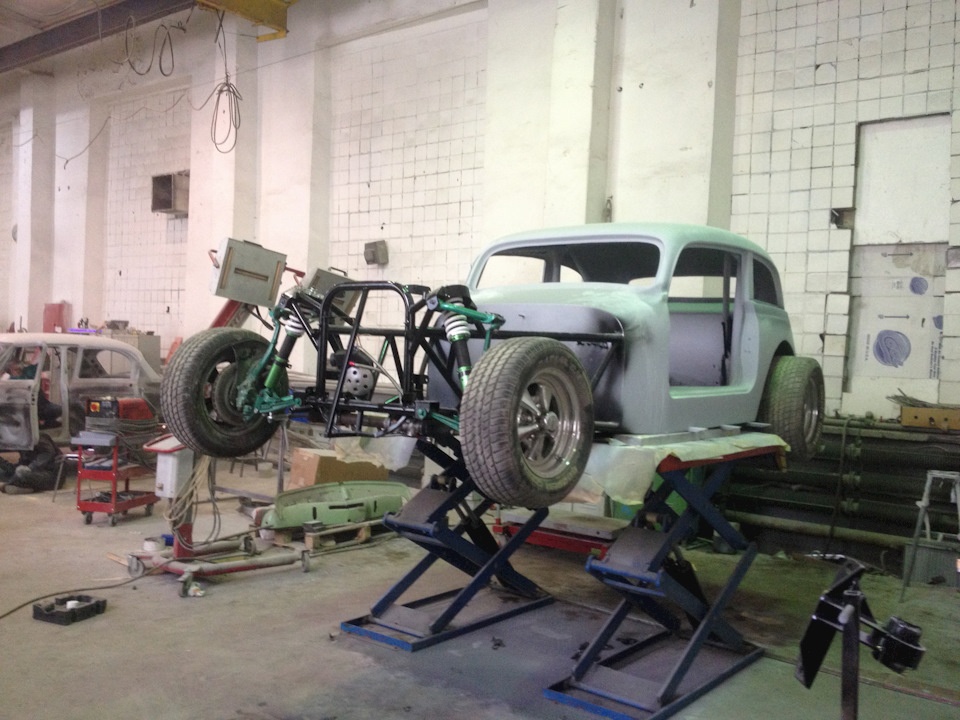 Начали окраску внутренних поверхностей…Салона и багажника — Хот-Род от ...