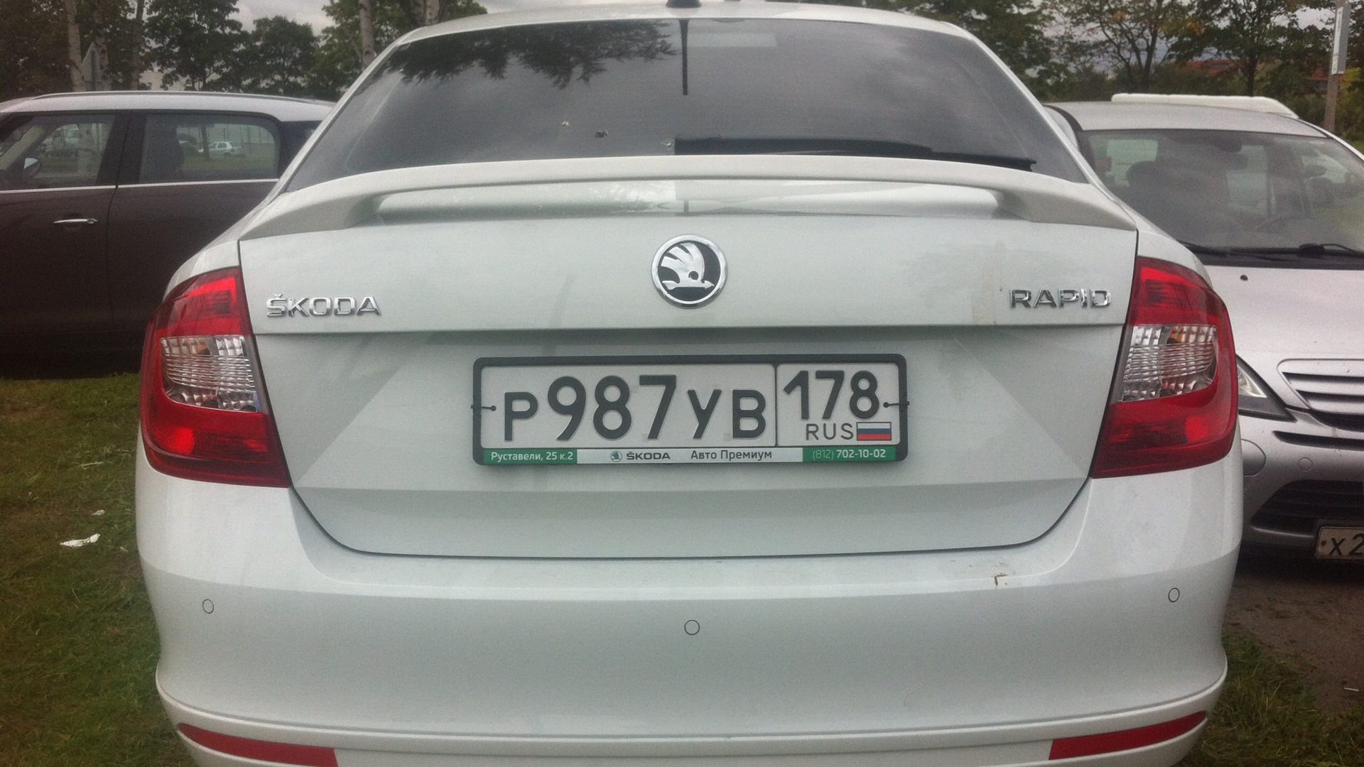 Skoda Rapid (1G) 1.4 бензиновый 2014 | ДИНОЗАВР 225/35/R18 на DRIVE2