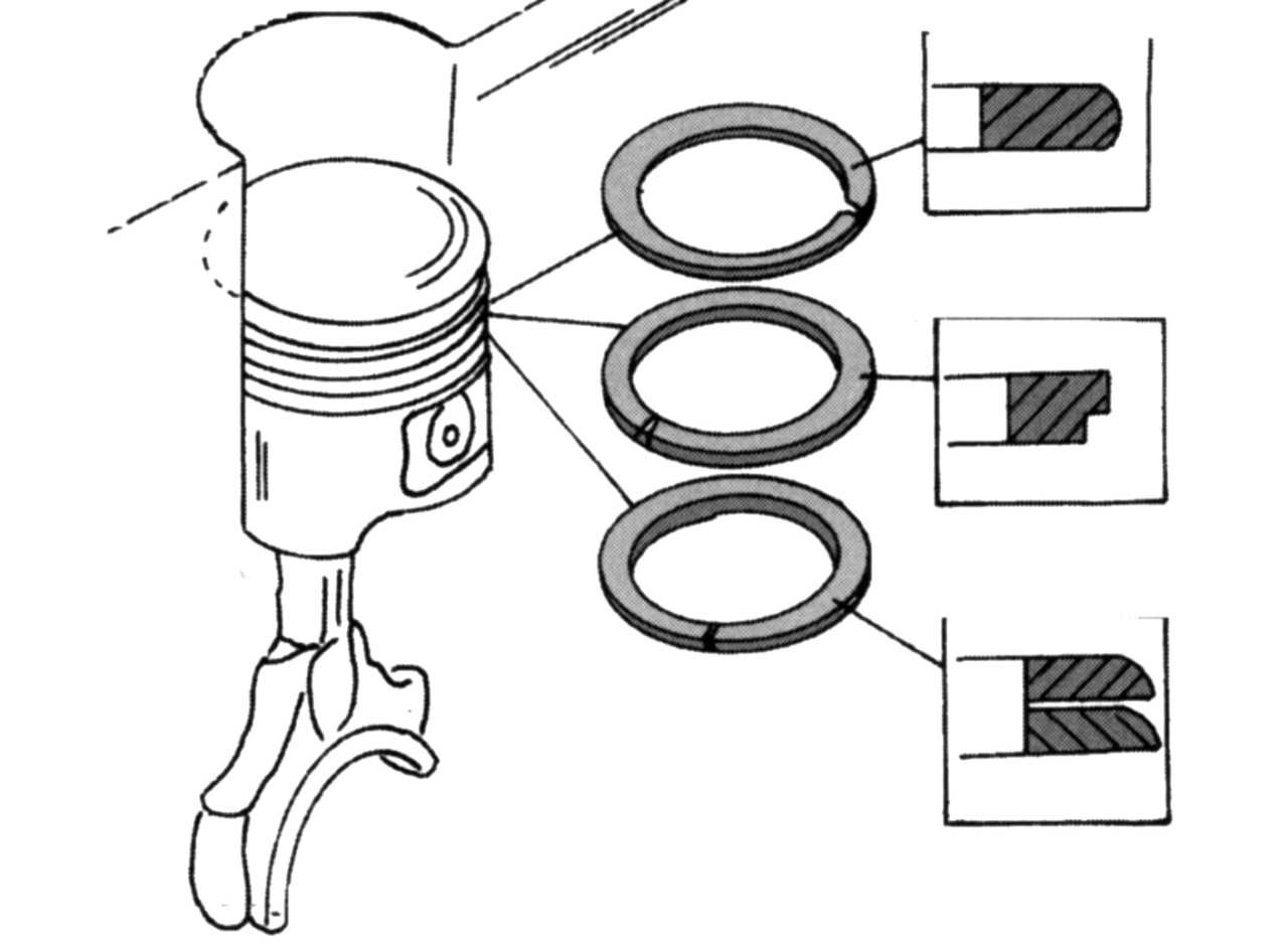 Порядок сборки поршня поршневые кольца для м103 2.6 - Mercedes-Benz E-class (W124), 3,2 л, 1987 года с