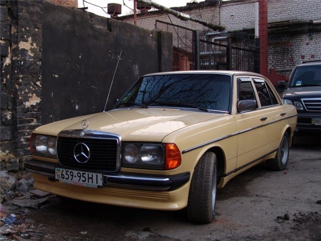 Мерседес w123 без бамперов