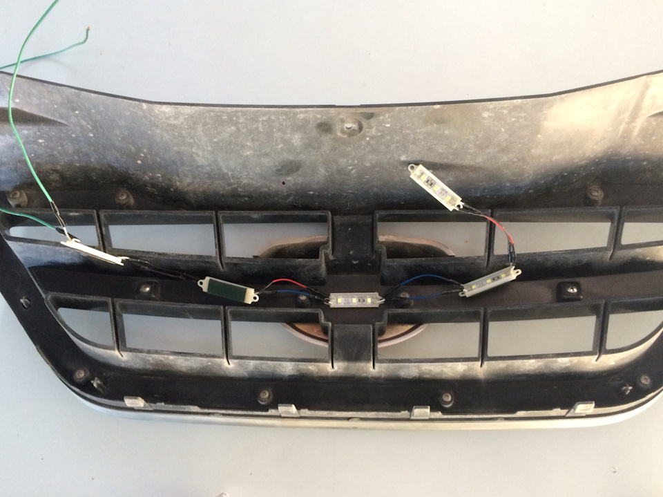 Как снять решетку радиатора daewoo espero Подсветка решетки радиатора - Daewoo Nexia (N150), 1,5 л, 2013 года тюнинг DRIVE