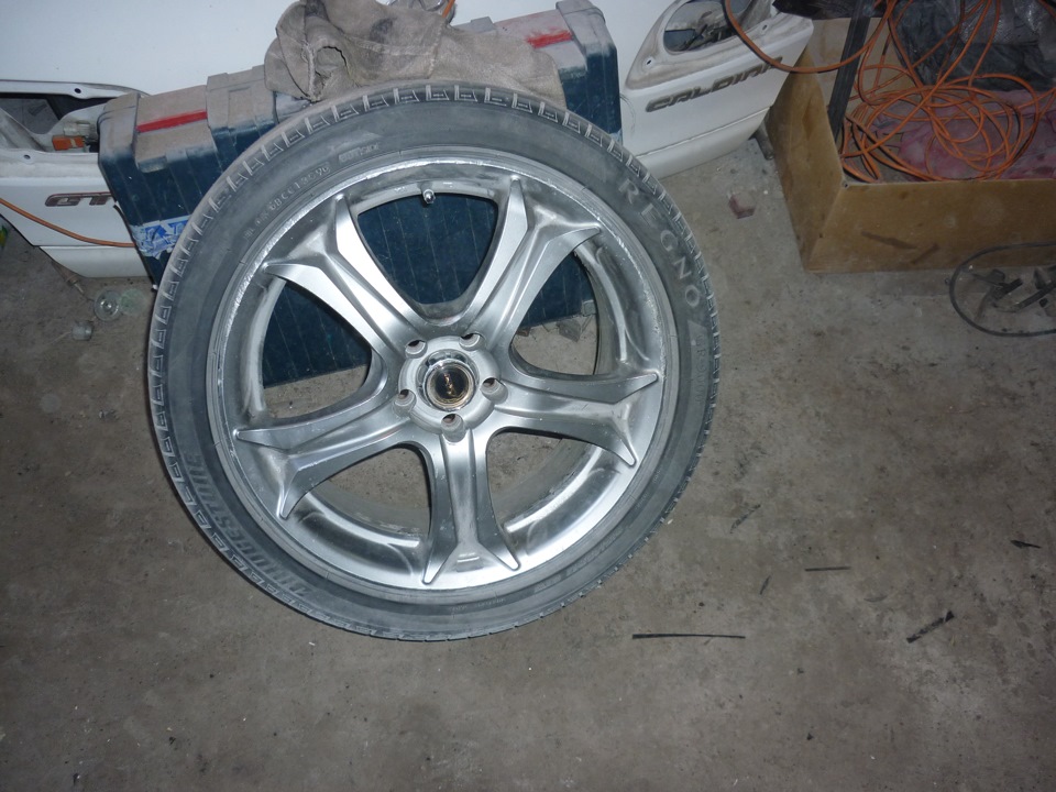 колеса р-17 — Toyota Caldina (210), 2 л, 2002 года | колёсные диски ...