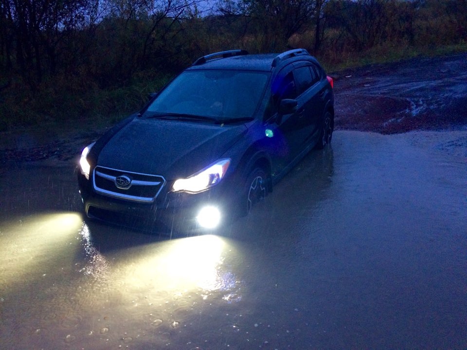Проверили проходимость авто по грязи и воде ! — Subaru XV (1G), 2 л ...