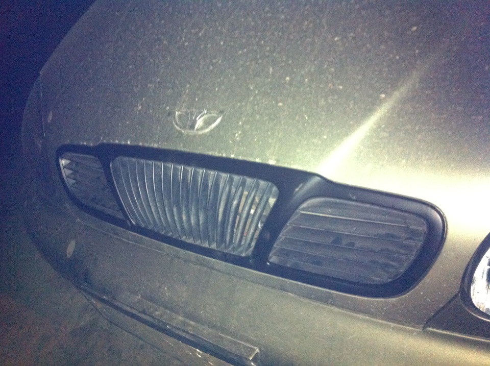 Решил переделать решетку радиатора на свой вкус — Daewoo Lanos, 1,5 л ...