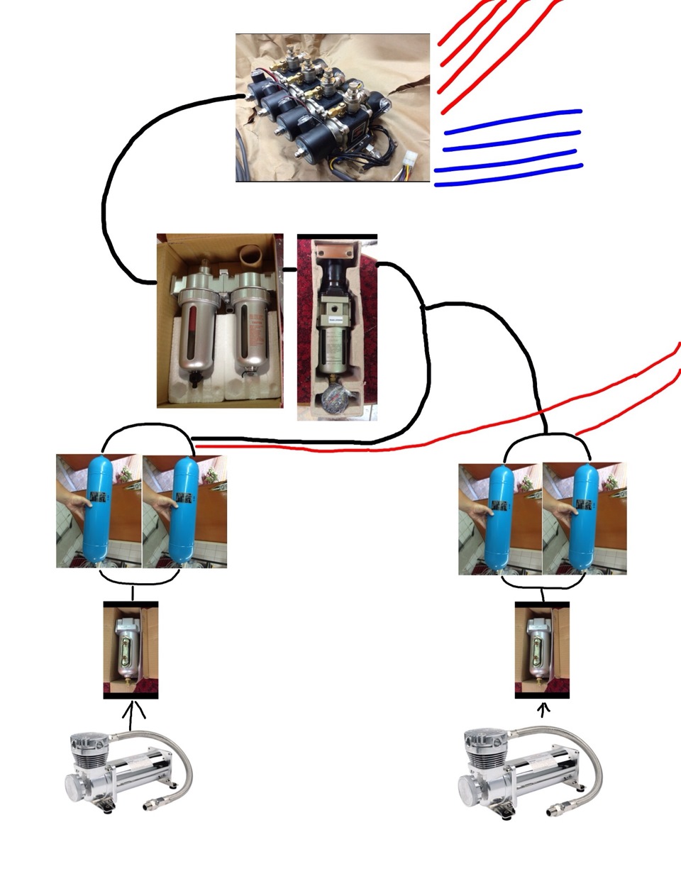 Моя схема! И чистый воздух! — Сообщество «Пневмоподвеска» на DRIVE2