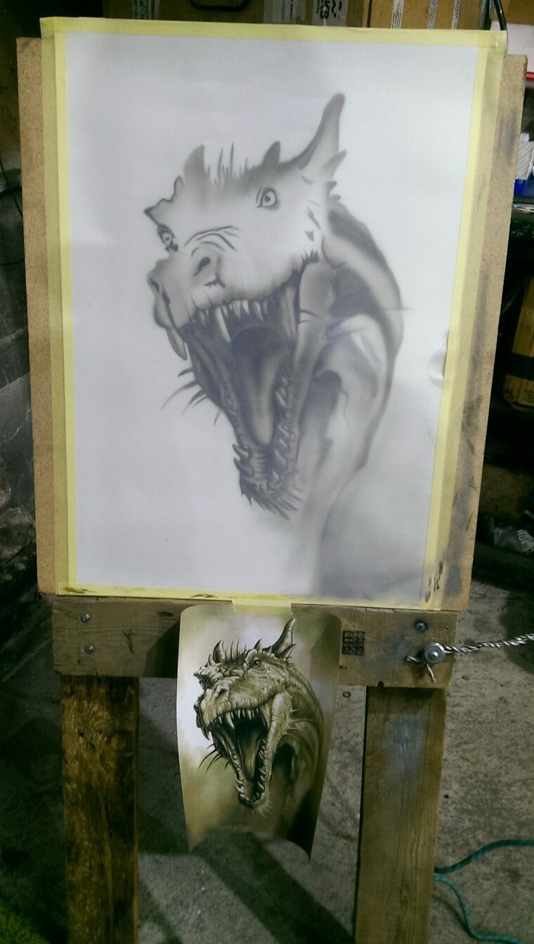 Аэрография Дракон — DRIVE2