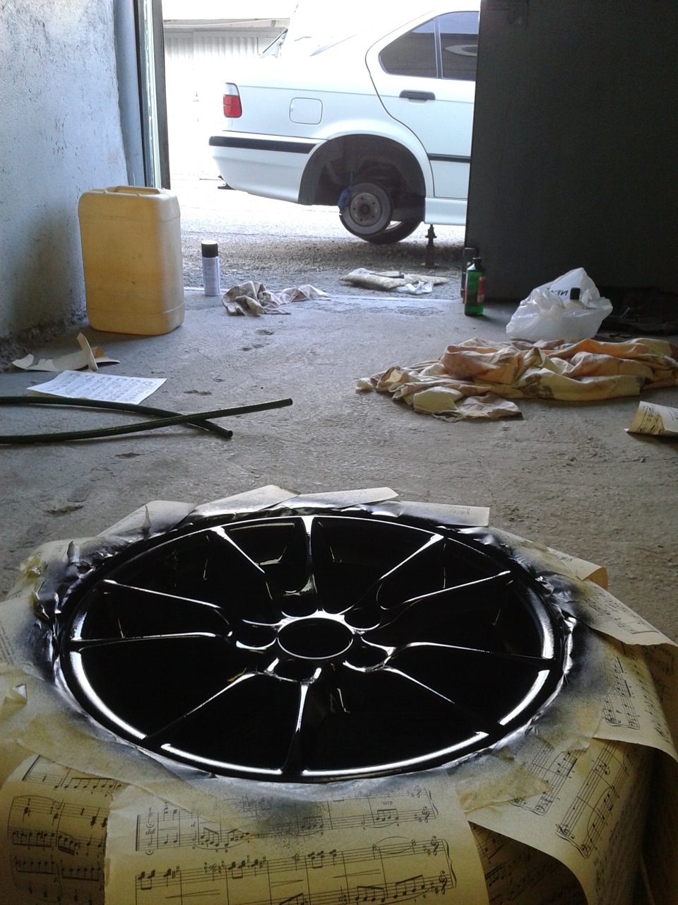 покрытие жидкой резиной — BMW 3 series (E36), 1,8 л, 1993 года ...