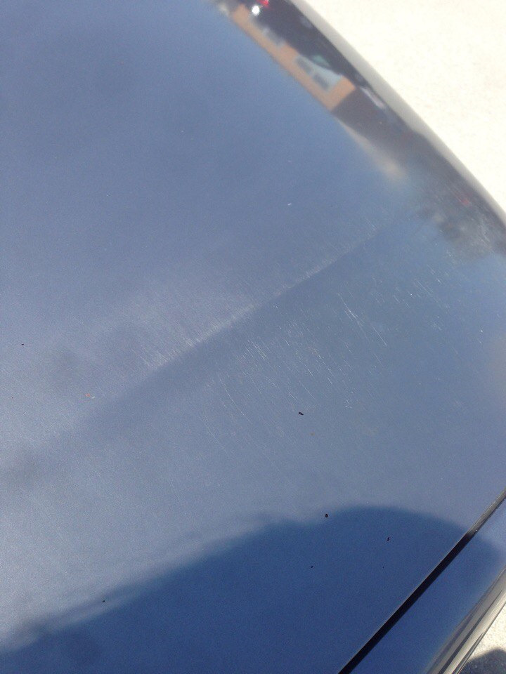 Царапины слева на капоте — Lada 2114, 1,6 л, 2007 года | другое | DRIVE2