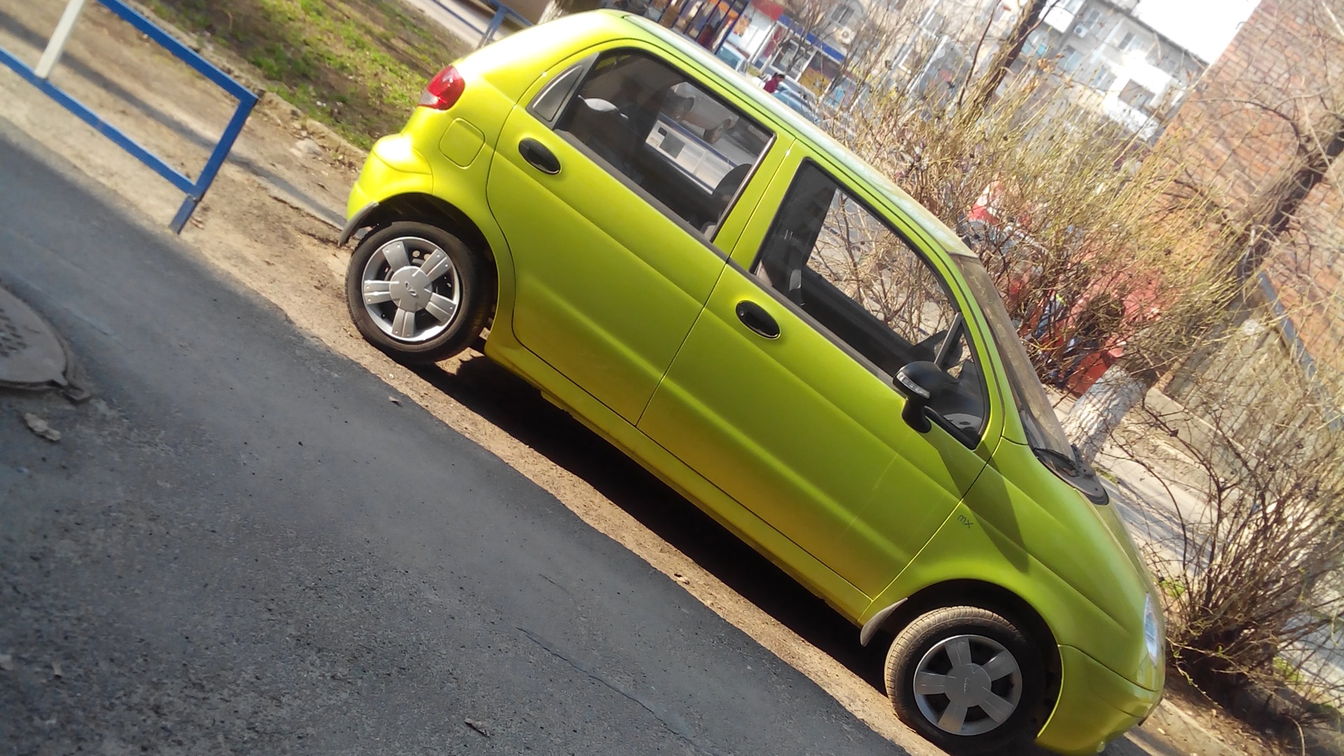 Daewoo Matiz (M100, M150) 0.8 бензиновый 2013 | Кузя- Желто-Зеленый Люкс на  DRIVE2