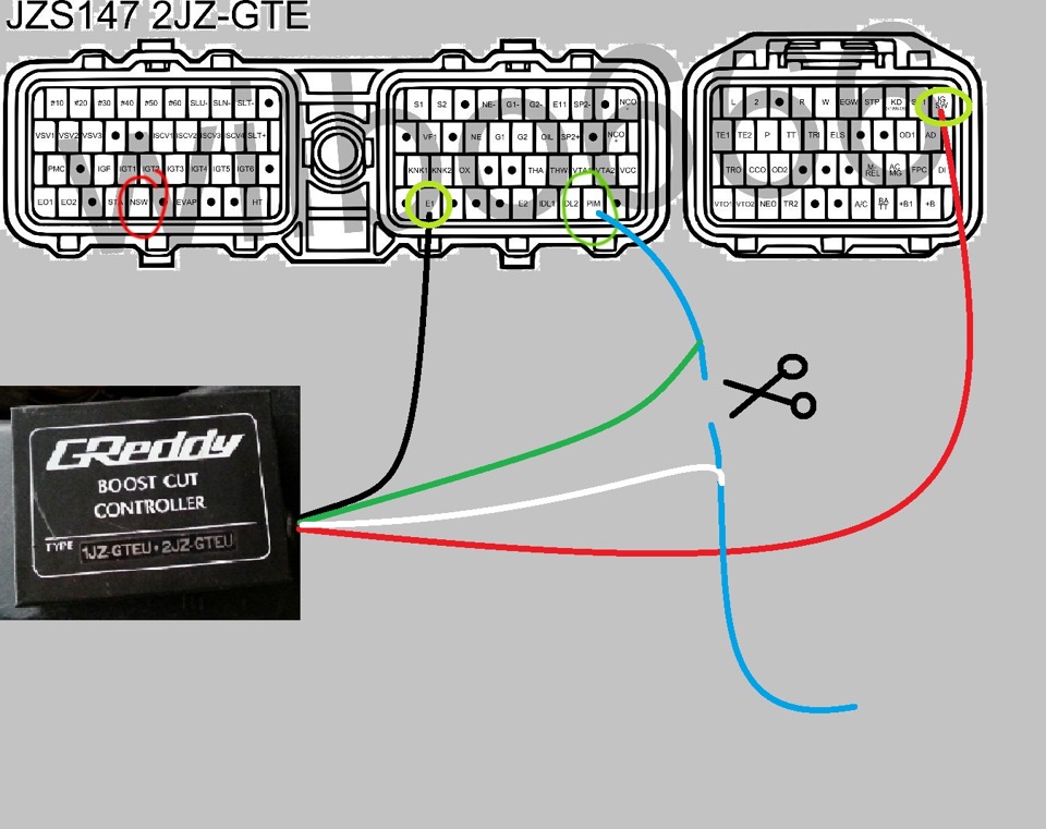 2jz ge схема