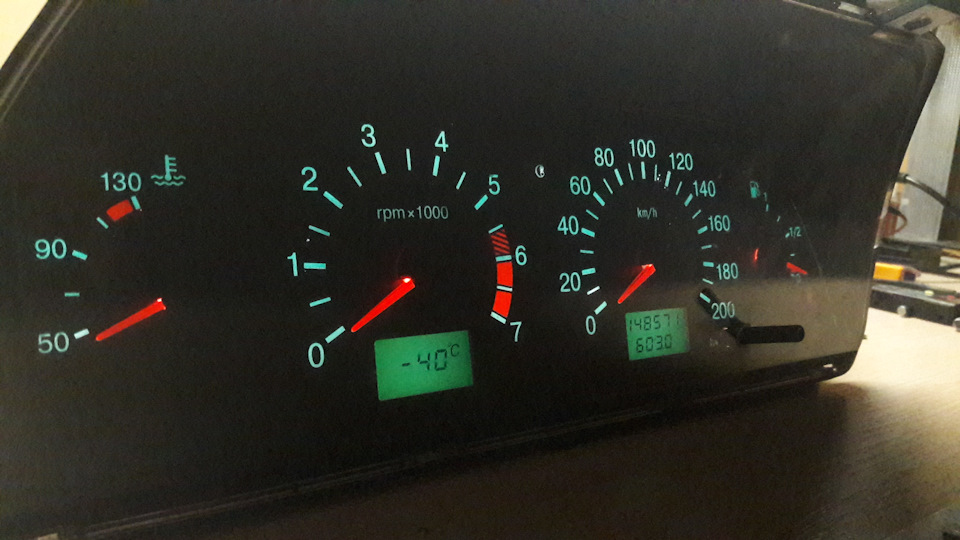 Пересвет приборной панели ВАЗ 2115+Диммер для регулировки яркости по 2 ...