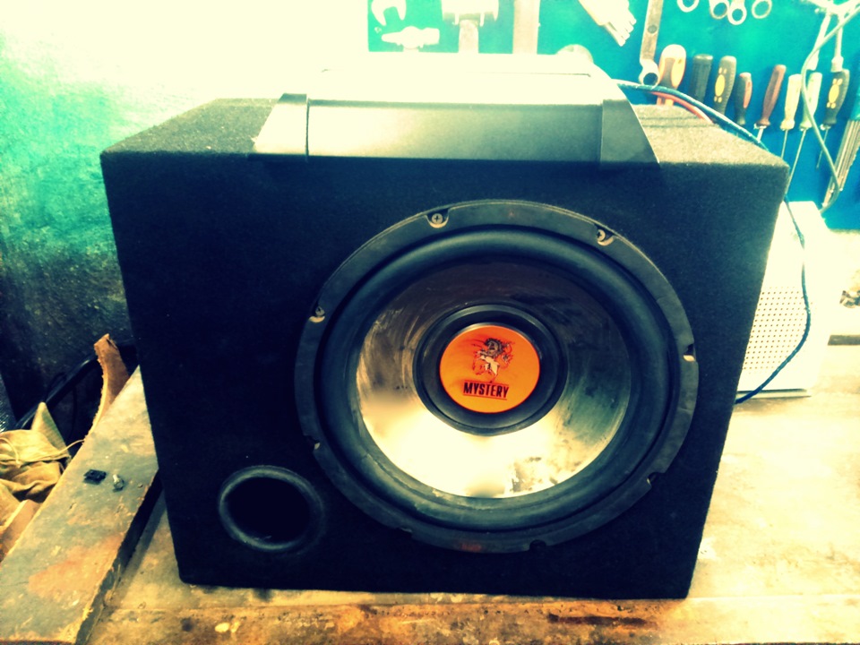 НАКОНЕЦ ТО ПРИКУПИЛ САБ С УСИЛКОМ))) — Mitsubishi Galant (7G), 2 л ...